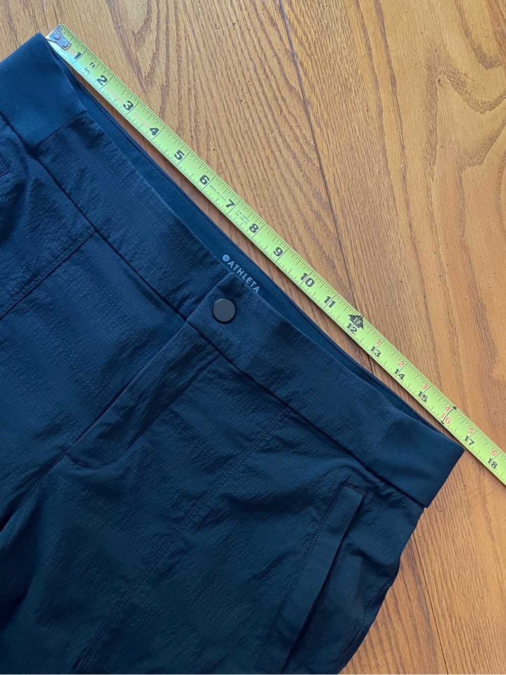 Athleta Trekkie Bermuda Shorts 2.0 Black 12 - Picture 7 of 11